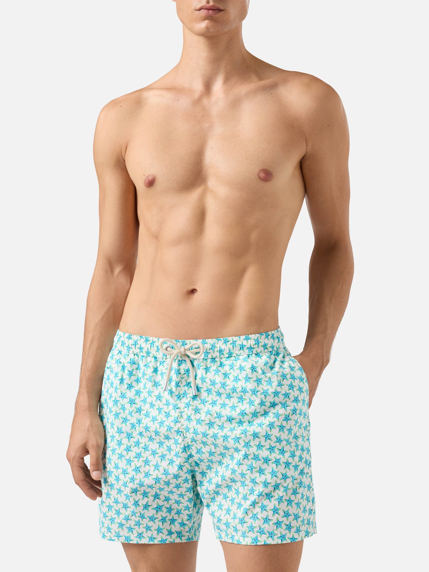 Costume mare Comfort Light con stampa stelle marine