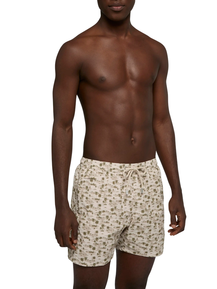 Badeshorts Comfort Light mit Strandprint