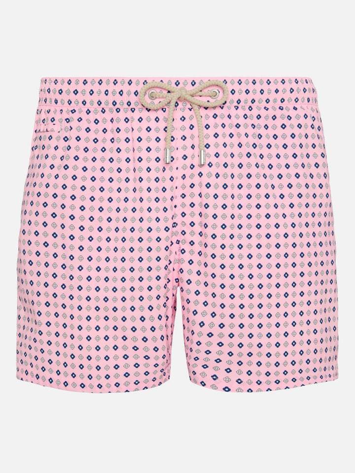 Badeshorts Comfort Light mit Krawatten-Print