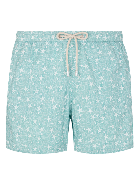 Comfort Light swim shorts with tropical shell print - MC2 Saint Barth