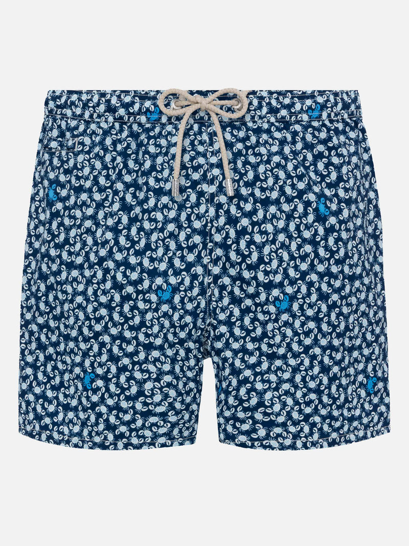 Comfort Light swim shorts with crabs print