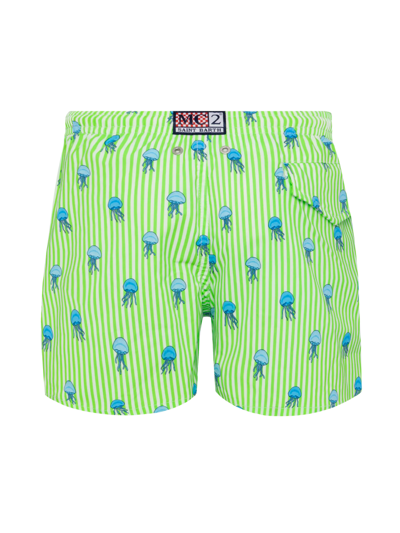 Comfort Light Jr Badeshorts mit Quallen-Print