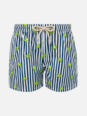 Comfort Light swim shorts with octopus print