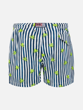Comfort Light swim shorts with octopus print