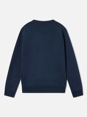 Sudadera de algodón para niño con parche de rizo St. Barth 