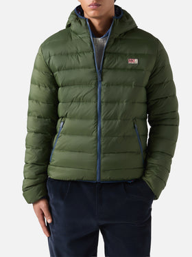 Piumino double face Courchevel in verde militare