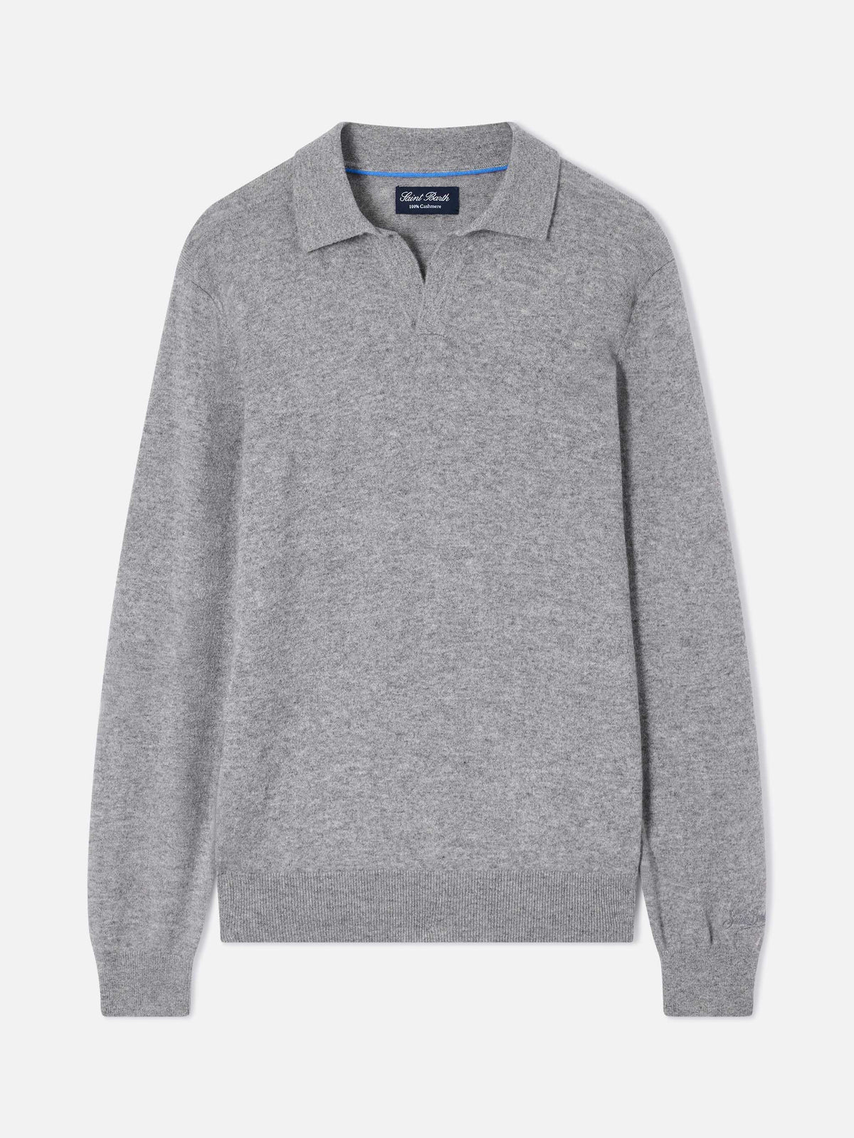 Polo Covent grigia in cashmere