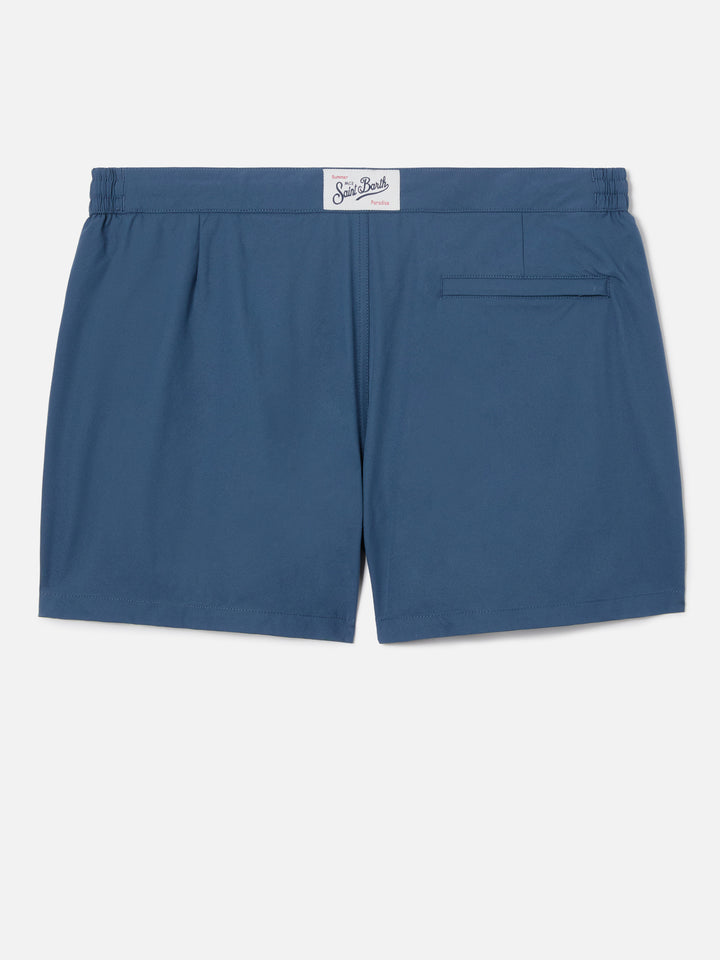 Capferrat swim shorts in navy blue with embroidered logo