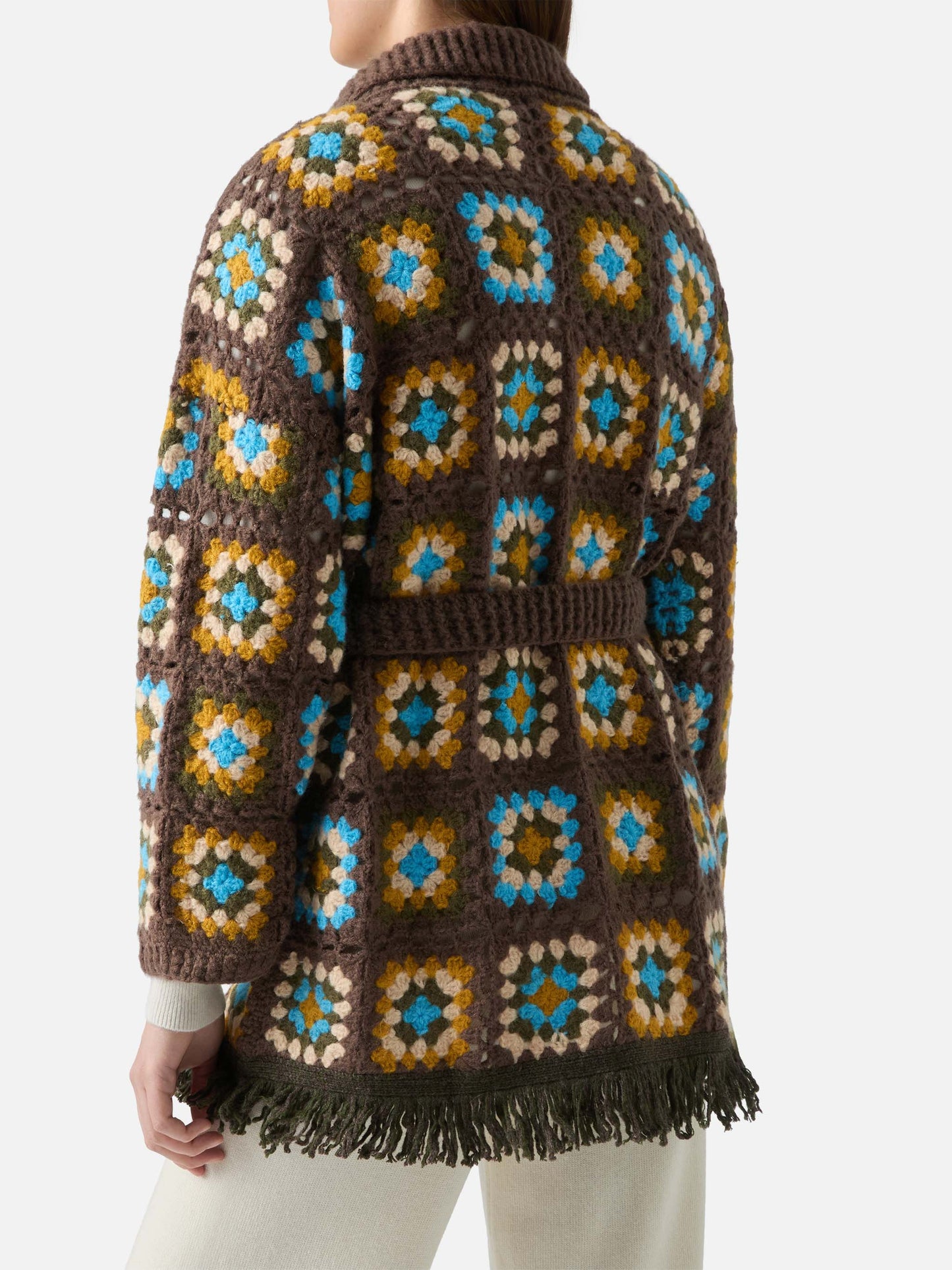 Cristabel Crochet Cardigan with belt