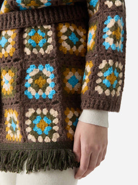 Cristabel Crochet Cardigan with belt