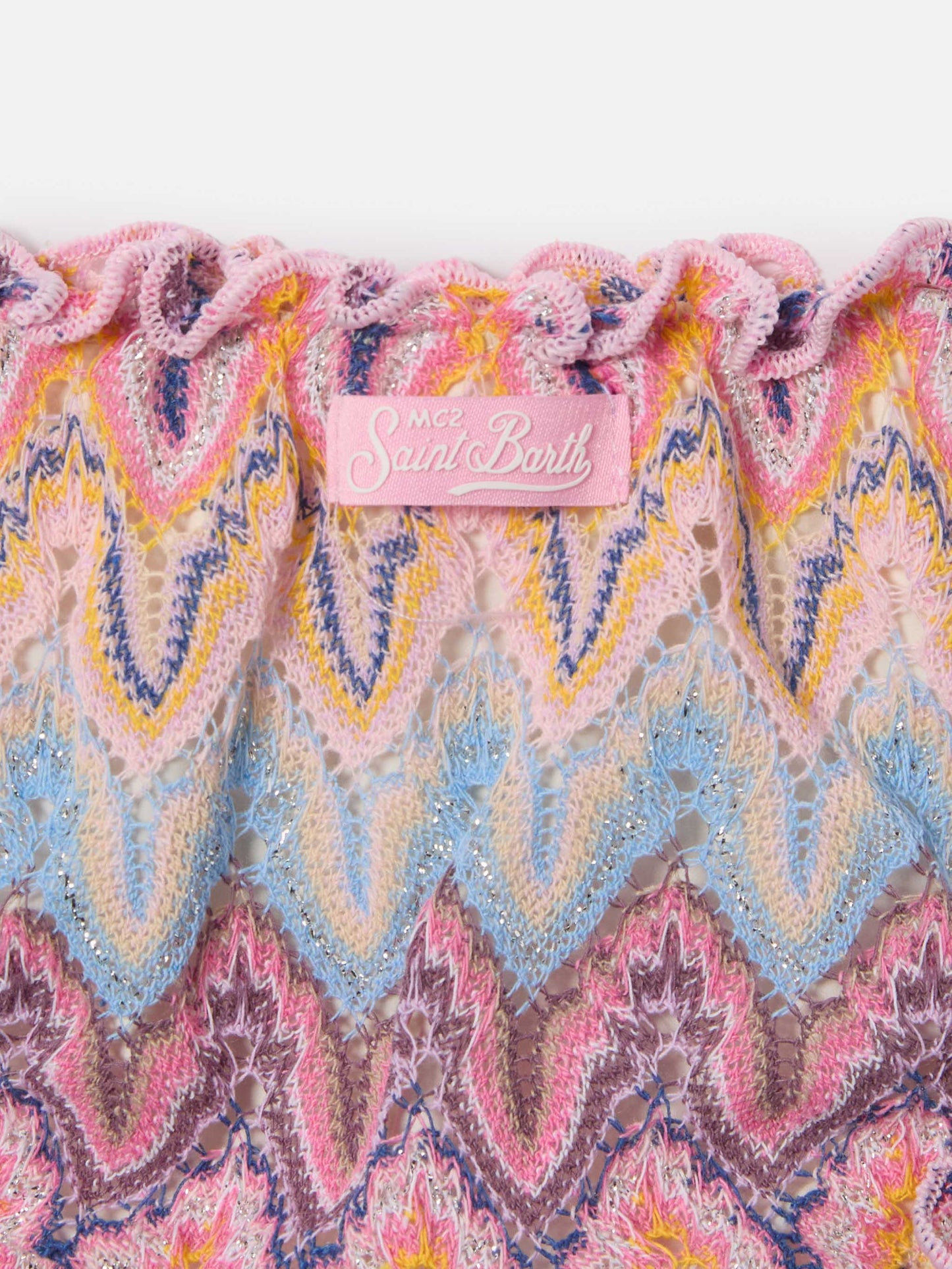 Slip mare Cric in raschel multicolor nei toni del rosa