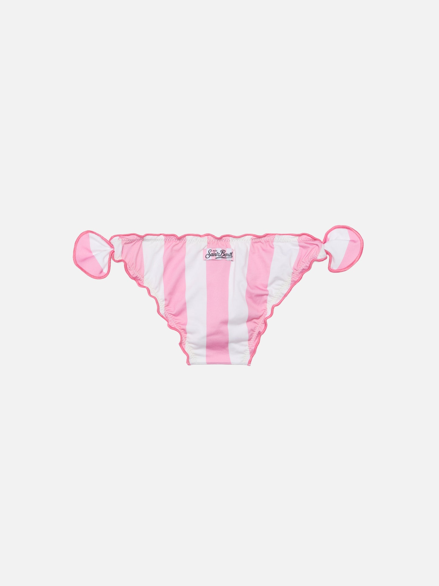 Slip da mare classico Cric con stampa a righe rosa