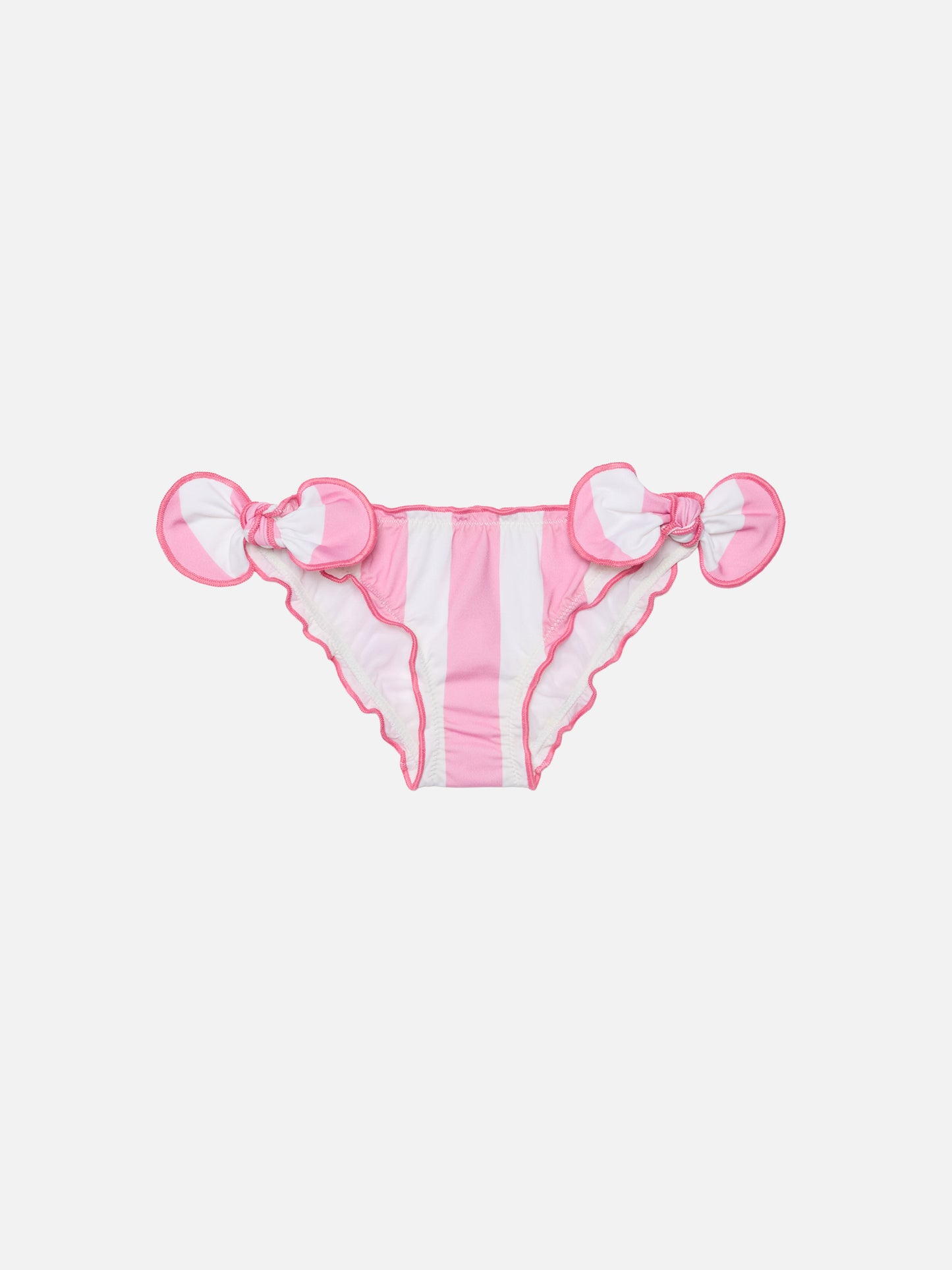 Slip da mare classico Cric con stampa a righe rosa