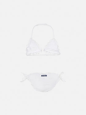 Cris Sangallo cotton lace triangle bikini - MC2 Saint Barth