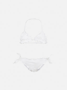 Cris Sangallo cotton lace triangle bikini - MC2 Saint Barth