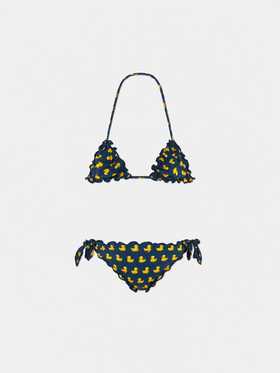 Bikini triangle fille avec imprimé 