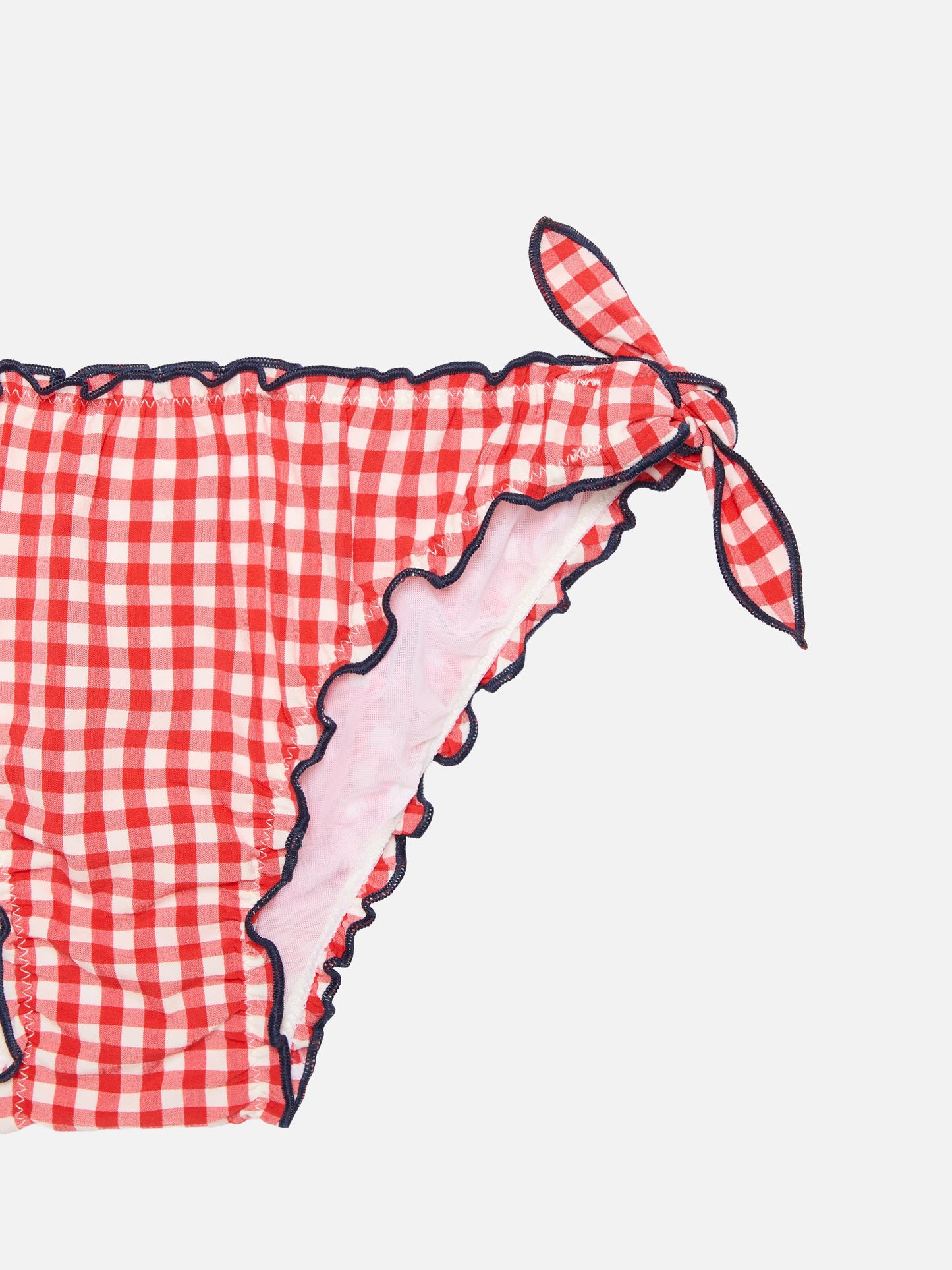 Bikini a triangolo Cris con stampa vichy