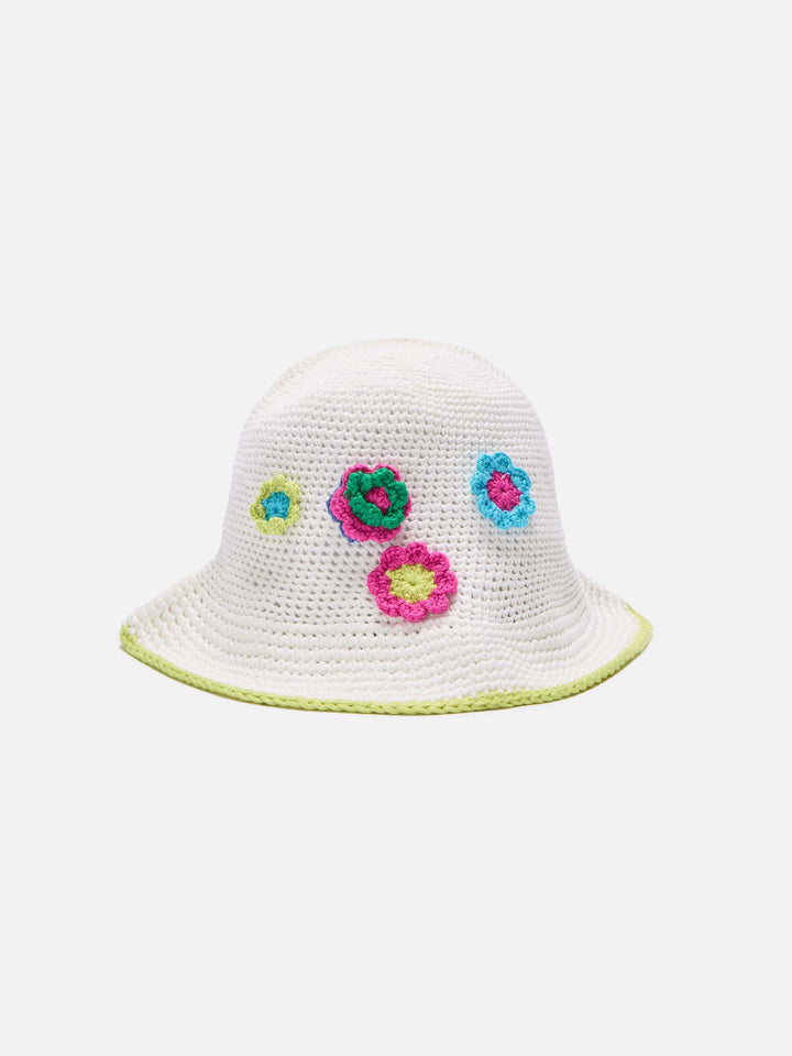 Woman crochet cloche