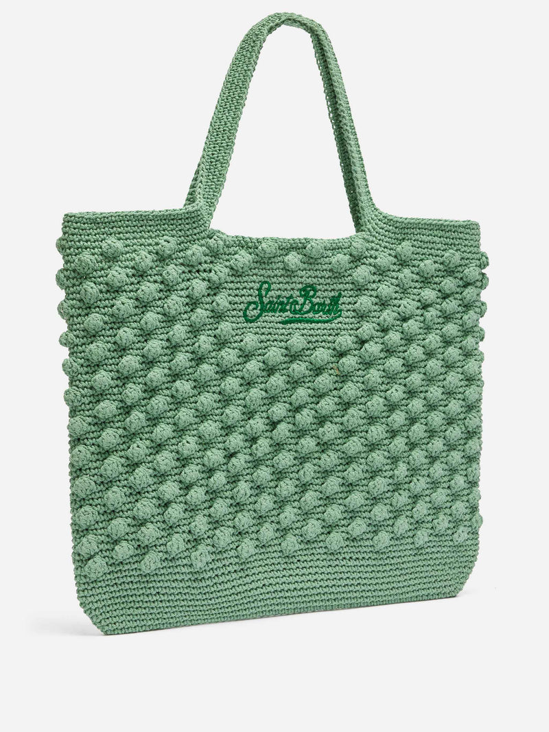 Sage green Crochet Bag