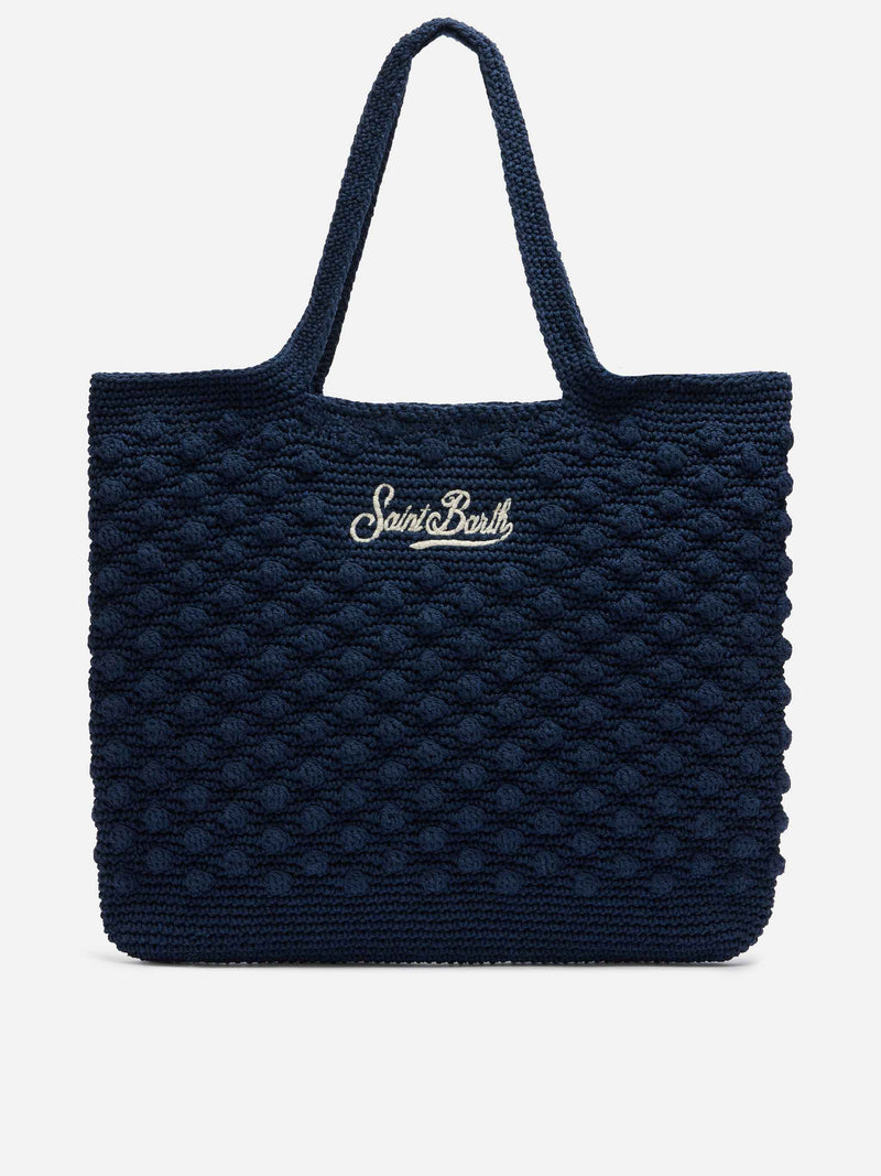 Navy blue Crochet Bag