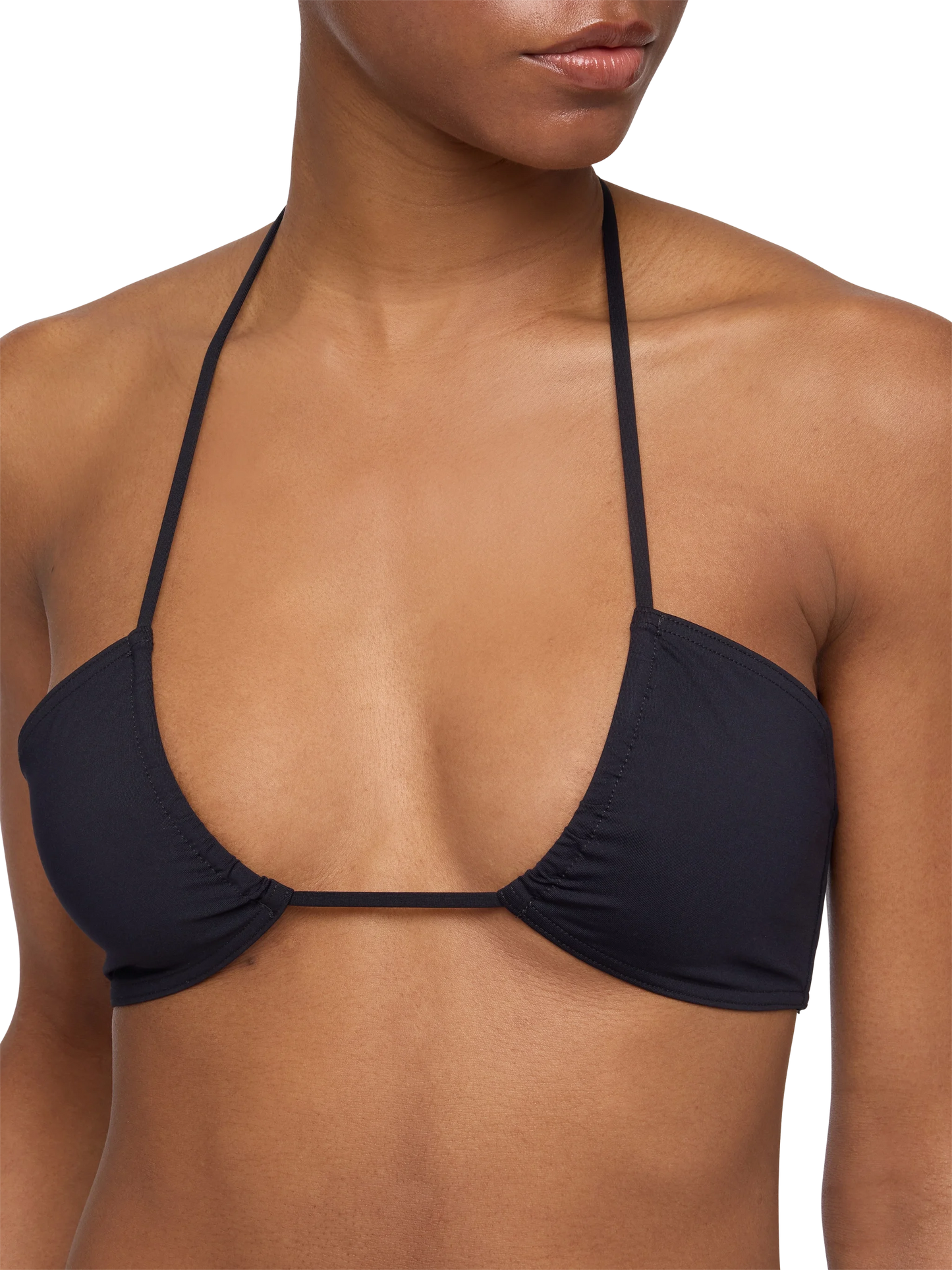 Dahlia Lido black bikini with bandeau top and classic briefs