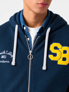 Danny-Sweatshirt mit Patch und Stickerei 