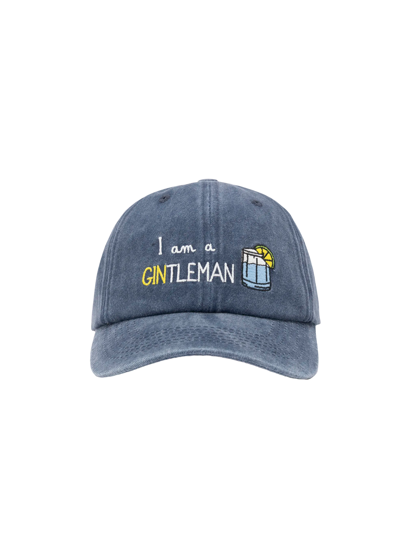 Davis cotton Ball Cap with GINtlemen embroidery