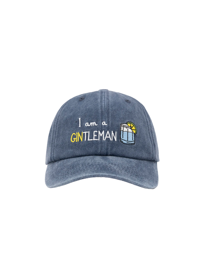 Davis cotton Ball Cap with GINtlemen embroidery