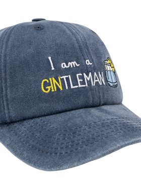 Davis cotton Ball Cap with GINtlemen embroidery