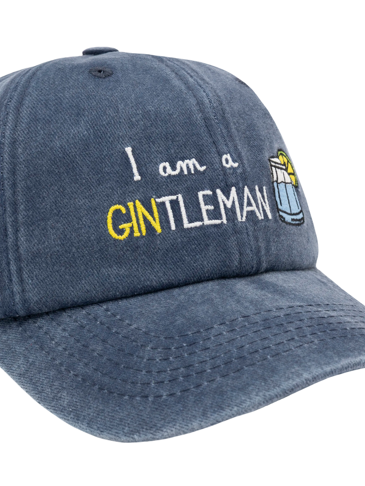 Davis cotton Ball Cap with GINtlemen embroidery
