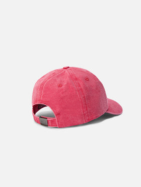 Cappellino Davis in denim rosso con ricamo Saint Barth