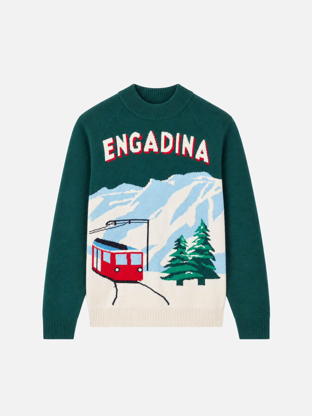 Pull Davos Engadina postcard 