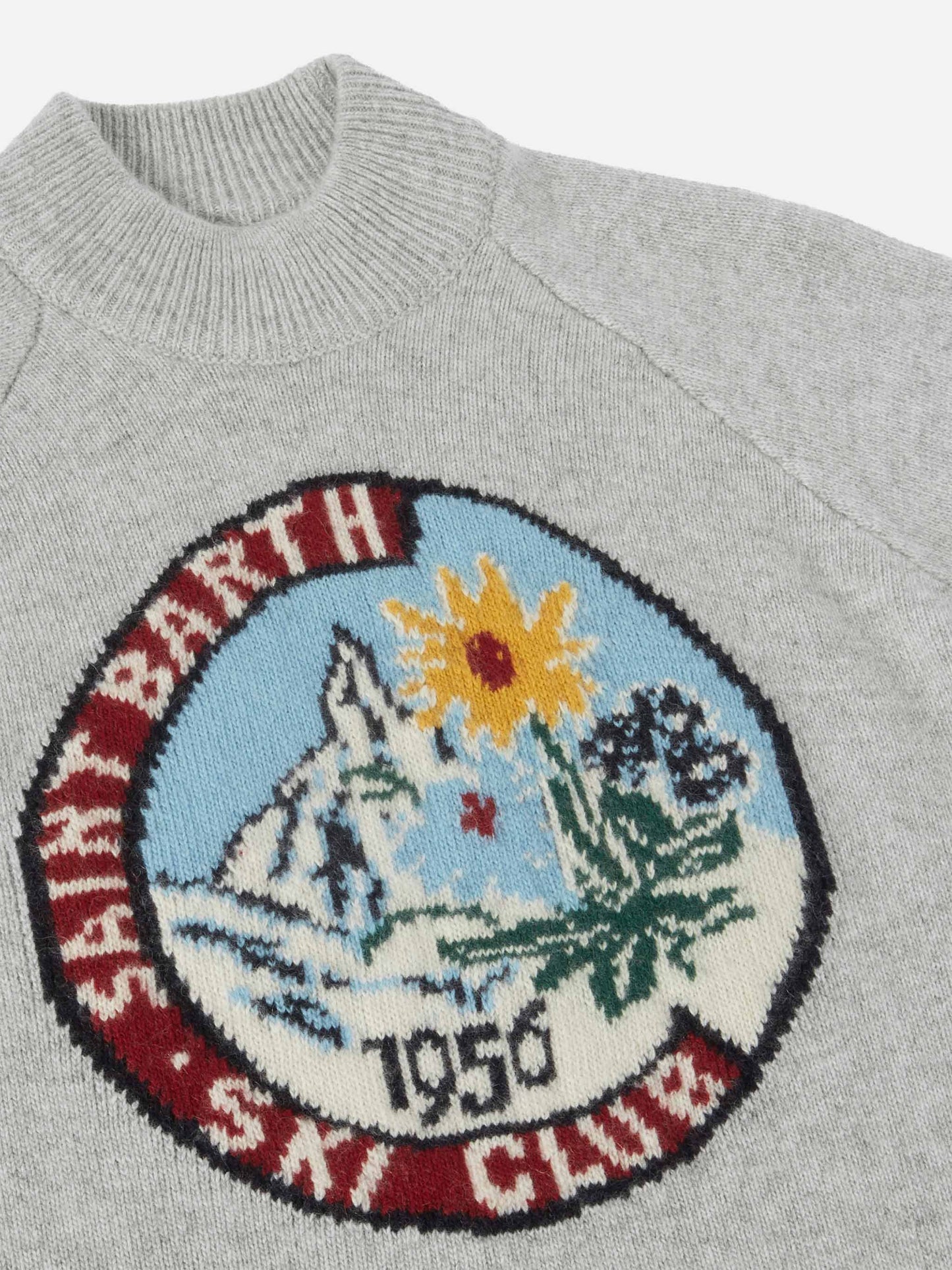 Halb-Rollkragenpullover Davos mit Matterhorn-Jacquard