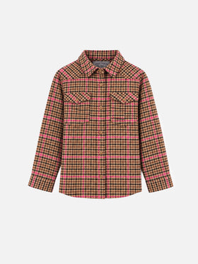 Overshirt Deer Jr pied de poule