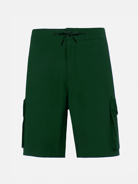 Military green technic fabric bermuda shorts Deck - MC2 Saint Barth
