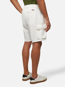 Off-white technic fabric bermuda shorts Deck