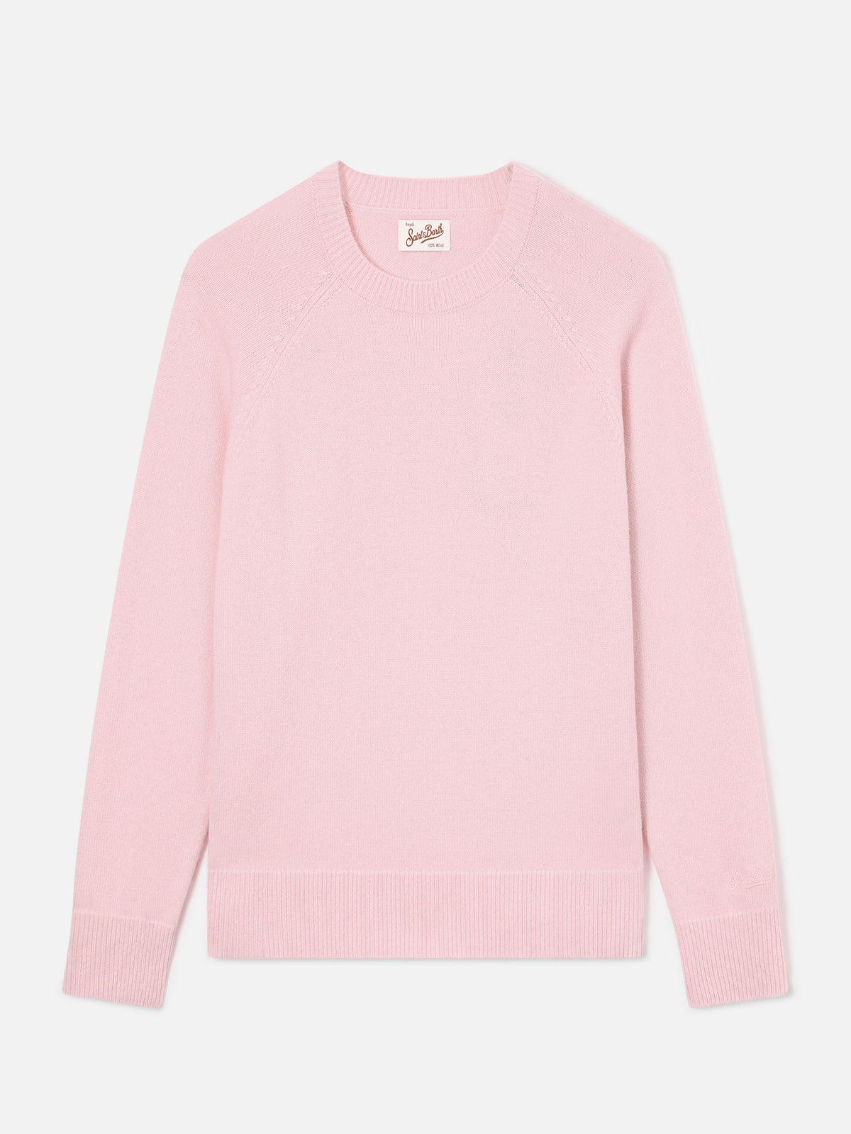 Pink Delphine wool crewneck knit