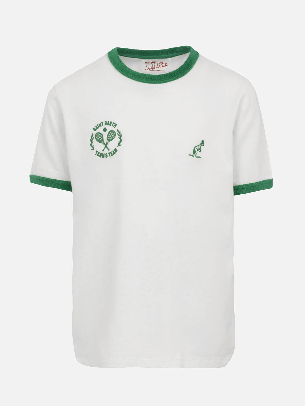 Boy white cotton t-shirt Dean Jr with Australian embroidery | AUSTRALIAN BRAND SPECIAL EDITION