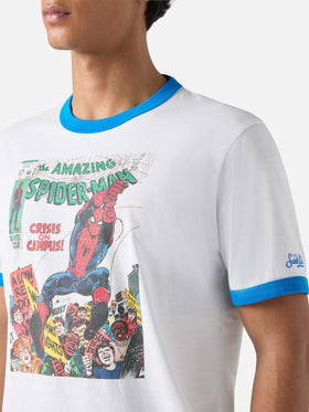 T-shirt da uomo in cotone con stampa Spiderman | MARVEL SPECIAL EDITION