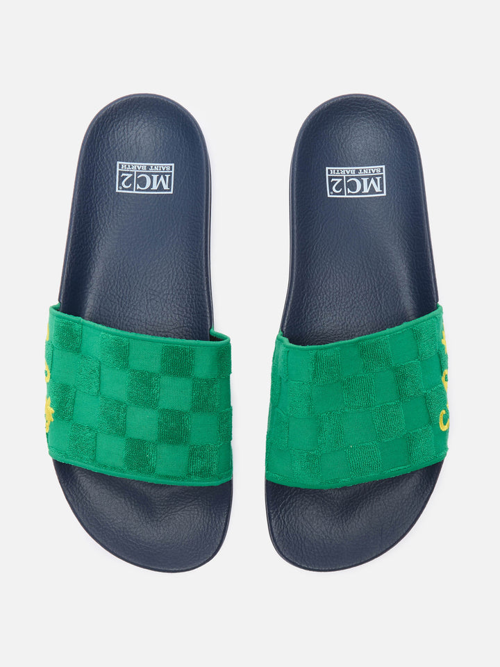 Men’s slippers with Saint Barth logo