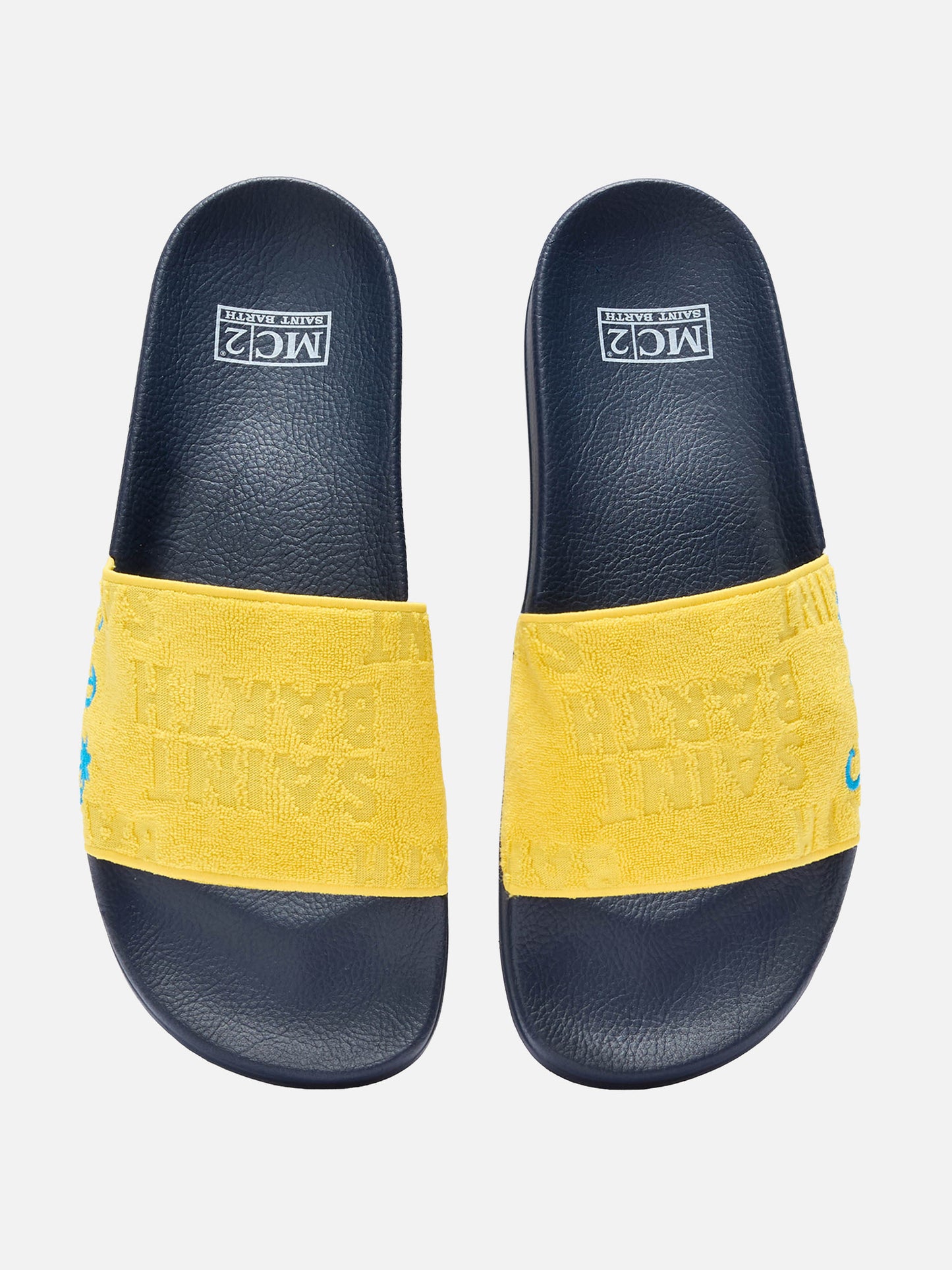 Men’s slipper with Saint Barth logo