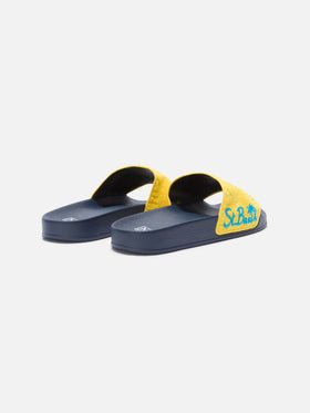 Men’s slipper with Saint Barth logo