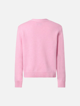 Didy cashmere-blend cardigan with Snoopy jacquard | PEANUTS SPECIAL EDITION