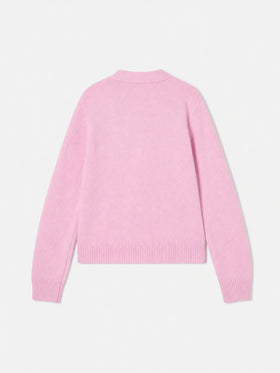 Pink Didy cardigan with Snoopy jacquard | Special edition
