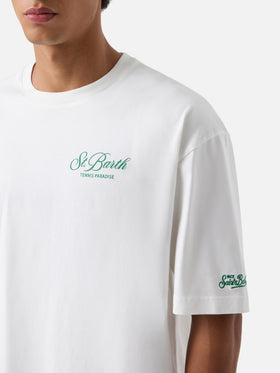 Camiseta Delmar en blanco con estampado Peanuts Tennis Paradise 