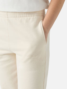 Deena straight-hem joggers in off-white