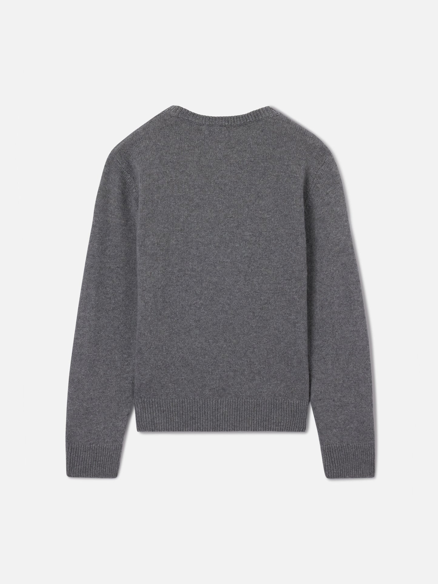Douglas crewneck knitwear in grey with Trouble Maker lettering