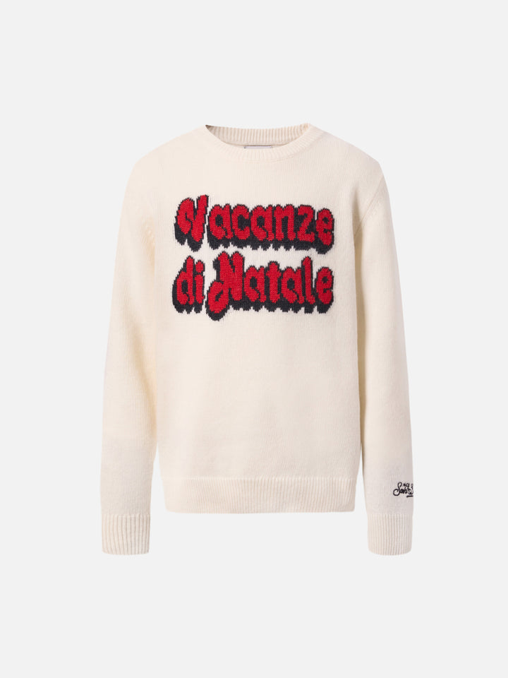 Girocollo Douglas in misto cashmere con jaquard Vacanze di Natale | VACANZE DI NATALE SPECIAL EDITION