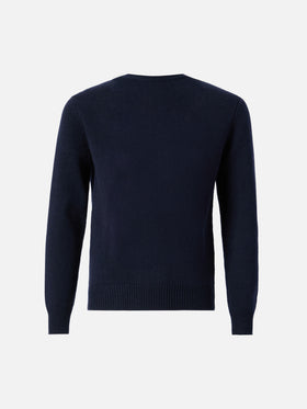 Sweater Douglas in cashmere blend with Peanuts jacquard | PEANUTS SPECIAL EDITION