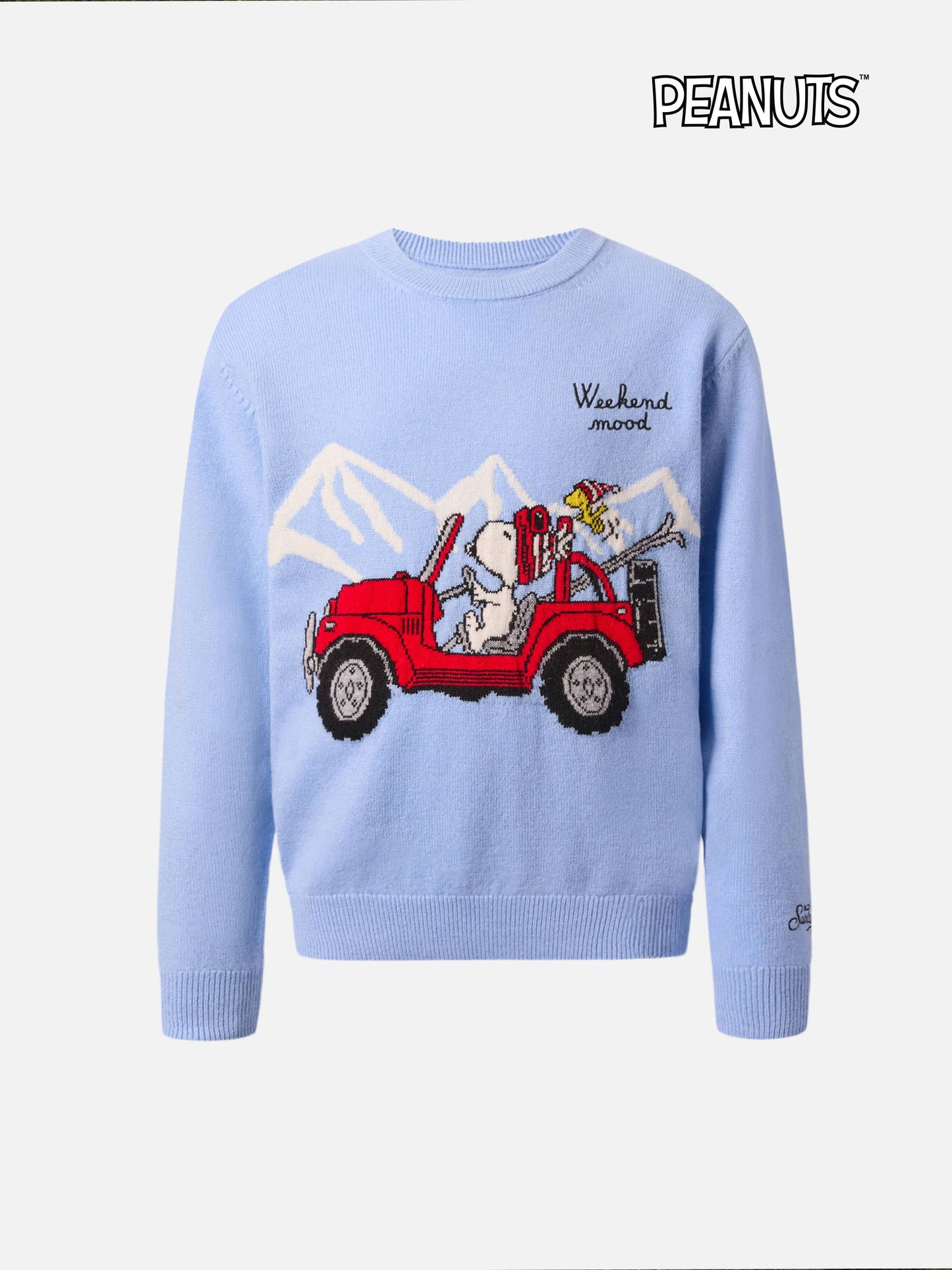 Sweater Douglas Light in cashmere blend with Snoopy jacquard | PEANUTS SPECIAL EDITION